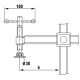 Serre-joint pour table de soudure avec poignée en t 300/175 mm twv28-30-17k bessey 