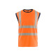 Gilet haute-visibilité sans manches 35751013 - Couleur et taille au choix Orange fluo-marine