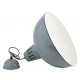 Lampe suspension vintage en métal laqué - Coloris au choix 