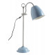 Lampe de bureau en métal laqué ivoire - Coloris au choix Bleu