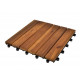 Tuile de plancher en acacia modèle vertical 30 pcs 