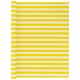 Écran de balcon 120x600 cm pehd - Couleur au choix Blanc-jaune