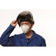 3m 9928c masque pour fumée de soudure avec soupape contre particules irritantes 