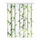 Rideau de douche bamboo 180x200 cm vert 