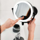 Miroir de maquillage shuri avec interrupteur tactile led 