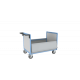 Chariot conteneur PP alvéolaire 500 kg - Avec ou sans toit et dimensions au choix 