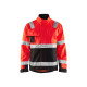 Veste haute-visibilité 40641811 - Couleur au choix Rouge fluo-Noir