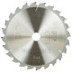 Lame de scie pour bois 255 x 30 x 1,8 mm, 24 dents - 4100023 