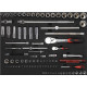 Servante 6 tiroirs + 200 outils de maintenance indus. SAM OUTILLAGE modules abs - 416-200SV 