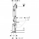 Bâti-support wc autoportant duofix 112cm sigma 12 cm (up320) 