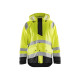 Veste de pluie niveau 1 haute-visibilité 43232000 - Couleur et taille au choix Jaune fluo-noir