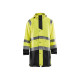 Veste de pluie longue niveau 1 haute-visibilité 43242000 - Couleur et taille au choix Jaune fluo-Noir