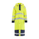 Manteau de pluie niveau 1 haute-visibilité 43252000 - Couleur et taille au choix Jaune fluo-Marine