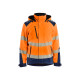 Veste softshell hiver haute-visibilité 44002513 - Couleur au choix Orange fluo-marine