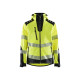 Veste Softshell à capuche haute-visibilité 44912513 - Couleur au choix Jaune fluo-Noir