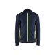 Veste micropolaire STRIKER 47352539 - Couleur et taille au choix Bleu-Marine-Foncé/Jaune-Fluo