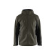 Veste Softshell à capuche 47532516 - Couleur et taille au choix Vert kaki-Noir