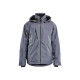 Veste hardshell légère et doublée 48901977 - Couleur au choix Gris moyen-noir