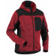 Veste tricotée à capuche 49302117 - Couleur et taille au choix Rouge-Noir