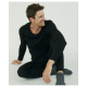 Tee-shirt DAMART Manches longues Homme - Chaleur 4 - Noir - T.S - 54119 