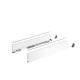 Profilé latéral de tiroir AvanTech YOU, H101mm x L550mm, blanc, gauche et droite - HETTICH - 9353389 