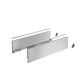 Profilé latéral de tiroir AvanTech YOU, hauteur 139 mm x NL 350 mm, Argent, gauche et droite - HETTICH - 9353346 