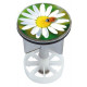 Sanitop-wingenroth clapet métallique pour lavabo à réduction excentrée 38 mm motifs fleur et coccinelle 