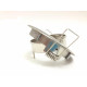 Support spot rond orientable inox 