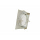 Support spot carré orientable blanc 