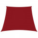  Voile de parasol Tissu Oxford trapèze 2/4x3 m - Couleur au choix Rouge