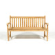 Banc de jardin 3 places en teck c fsc 150cm  marron 