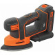 Ponceuse de détail Mouse sans fil - 18V - BLACK+DECKER - avec 1 batterie 18V 1.5Ah - chargeur - accessoires - boite de rangement - BDCDS18-QW 