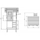 Aire de jeux en bois beach hut 