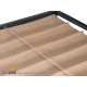 Pergola autoportante bois douglas toile sable 3 x 2,9 m 