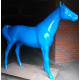 Cheval design lisse en résine 