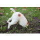Statuette chien bob le creuseur tâches marrons 