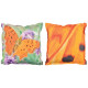 Coussin extérieur imperméable papillon large 