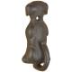 Patère queue de chien en fonte (lot de 2) 