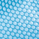 Couverture solaire de piscine bleu 206 cm polyéthylène 
