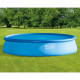 Couverture solaire de piscine bleu 538 cm polyéthylène 