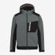 Veste DIADORA Softshell carbon tech - Déperlante - Gris clair - Taille S - 702.175946 
