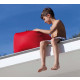 Pouf de piscine big bag 40 cm rouge 