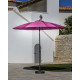 Parasol en fibre de verre pagode 300 cm - Couleur au choix 