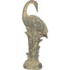 Héron décoratif en terre cuite (lot de 2) 