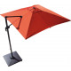 Parasol déporté 300x300 cm orient - Coloris au choix Orange