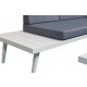 Salon de jardin détente en aluminium smart 