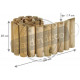 Bordure à dérouler en pin autoclave lot de 10 