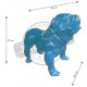 Bouldogue anglais xxl coloré en résine - Couleur au choix 