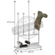 Porte bottes brosse et tire bottes 