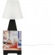 Lampe à poser pour tablette tactile en métal noir 17x47,5cm 